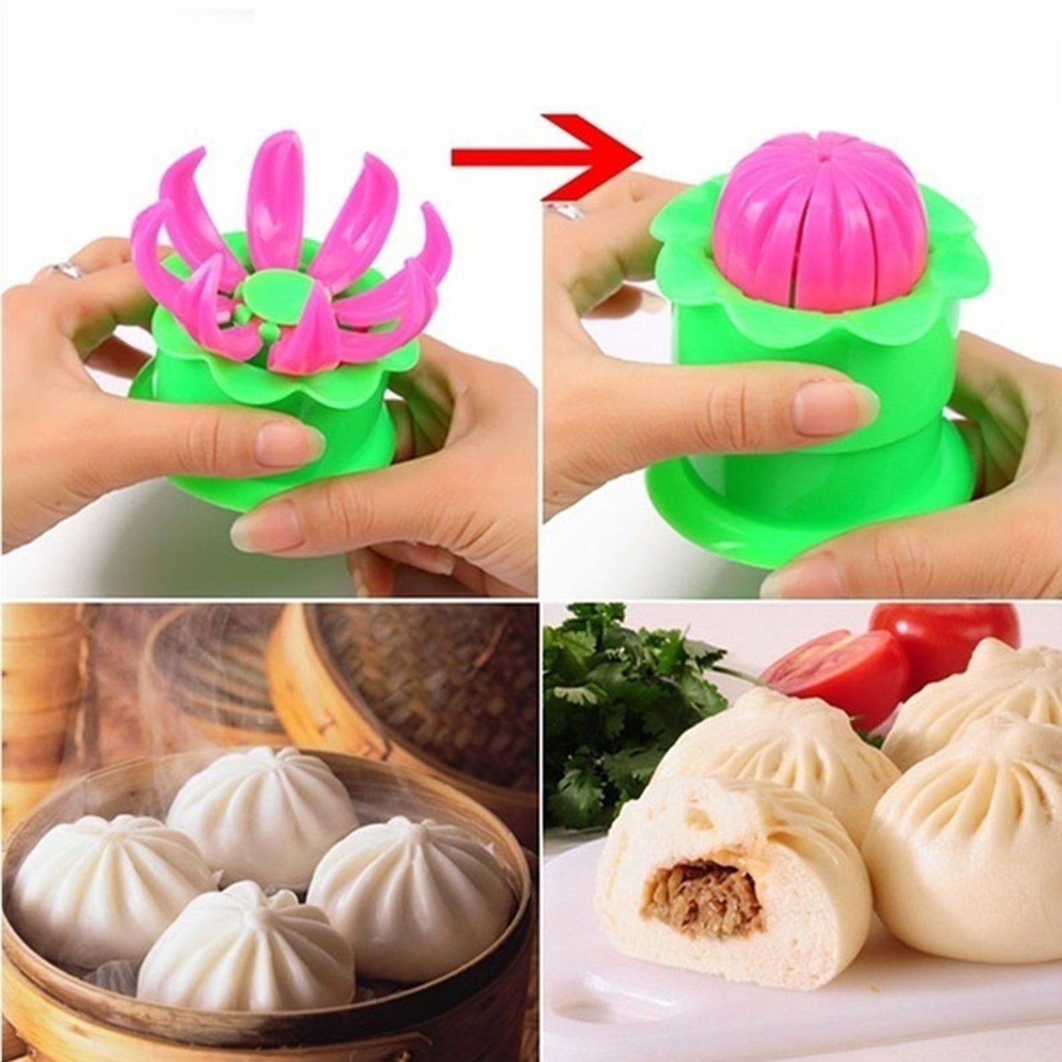 2602 Steamed Stuffed Bun Making Mold DeoDap 2602 Steamed Stuffed Bun Making Mold DeoDap